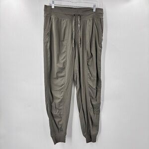 Lululemon Mid Rise Studio Dance Joggers Olive Green Size 10